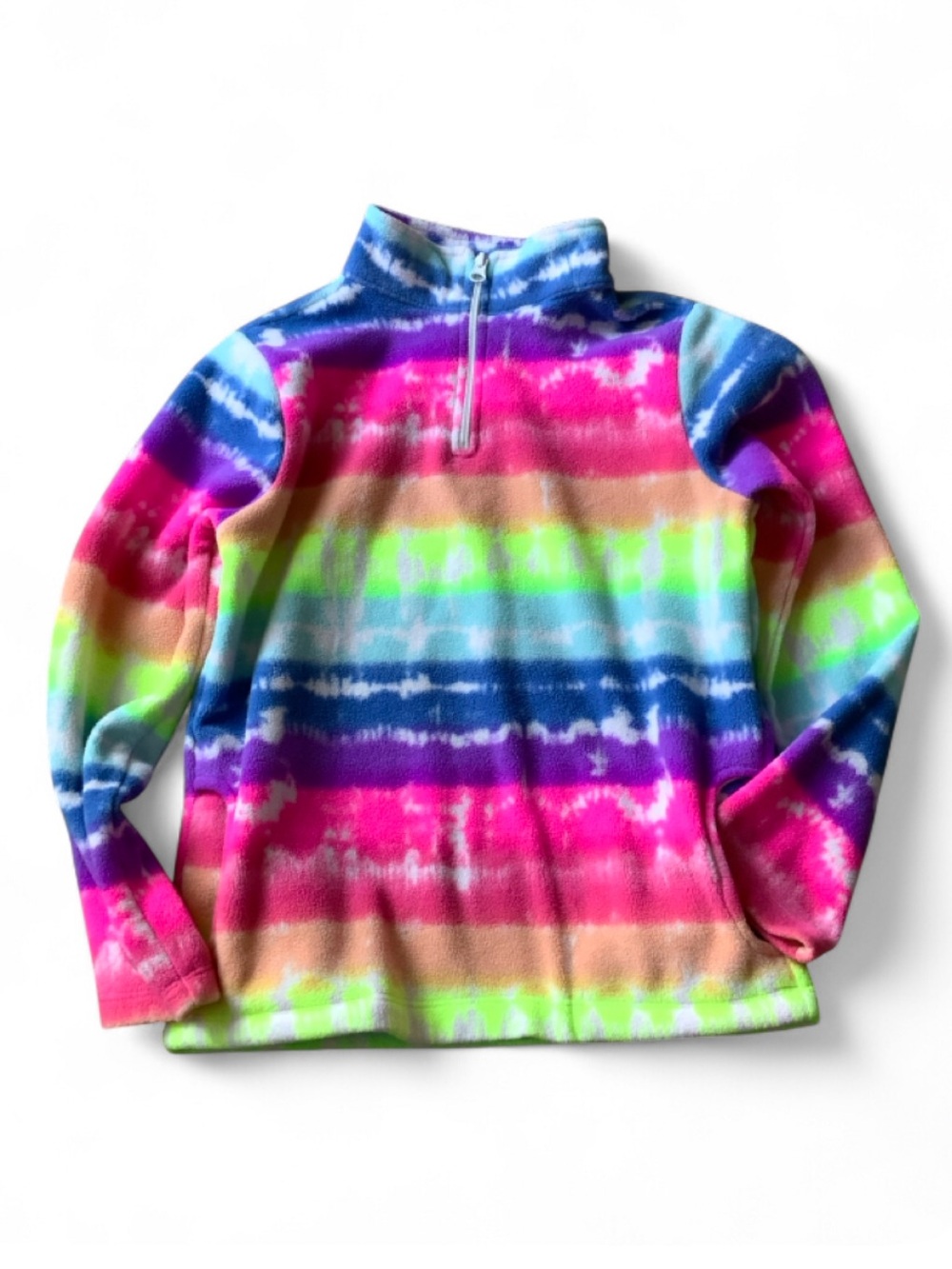 Children's Place Colorful Fleece Pullover Girls Large 10/12